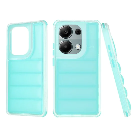 Калъф за Xiaomi Redmi Note 13 Pro 4G / Poco M6 Pro 4G - Wave Shield - Turquoise