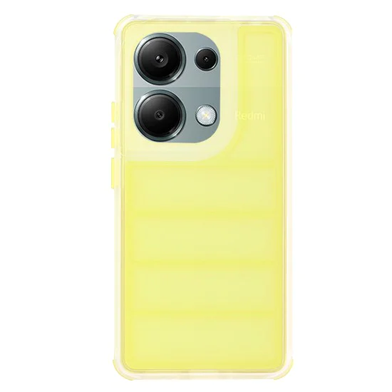Калъф за Xiaomi Redmi Note 13 Pro 4G / Poco M6 Pro 4G - Wave Shield - Жълт