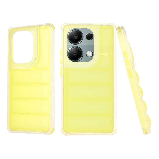 Калъф за Xiaomi Redmi Note 13 Pro 4G / Poco M6 Pro 4G - Wave Shield - Жълт