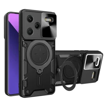 Калъф за Xiaomi Redmi Note 13 Pro+ 5G - CamGuard Pro - Черен
