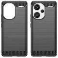 Калъф за Xiaomi Redmi Note 13 Pro+ 5G - Carbon Silicone - Черен