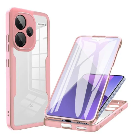 Калъф за Xiaomi Redmi Note 13 Pro+ 5G + Cover - ColorVerse 360 ​​Series - Pink