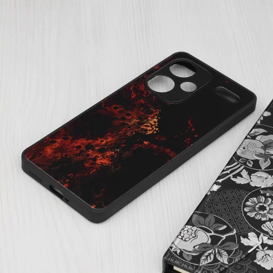 Калъф за Xiaomi Redmi Note 13 Pro+ 5G - Glaze Series - Red Nebula