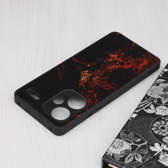 Калъф за Xiaomi Redmi Note 13 Pro+ 5G - Glaze Series - Red Nebula