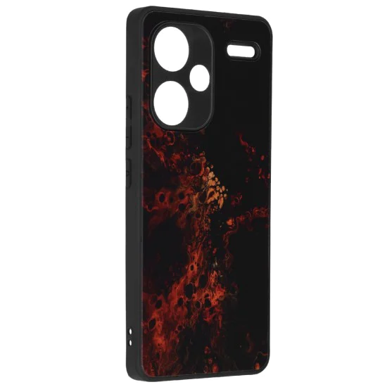 Калъф за Xiaomi Redmi Note 13 Pro+ 5G - Glaze Series - Red Nebula