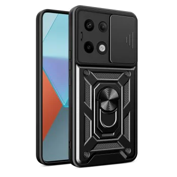 Калъф за Xiaomi Redmi Note 13 Pro 5G / Poco X6 - CamShield Series - Черен