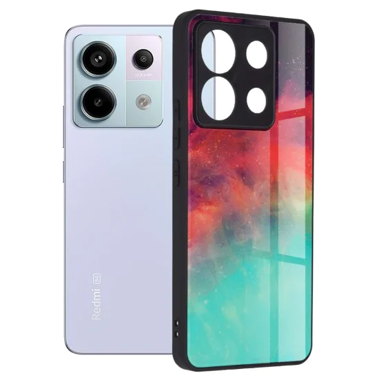 Калъф за Xiaomi Redmi Note 13 Pro 5G / Poco X6 - Glaze Series - Fiery Ocean