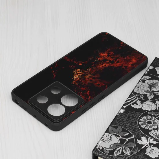 Калъф за Xiaomi Redmi Note 13 Pro 5G / Poco X6 - Glaze Series - Red Nebula