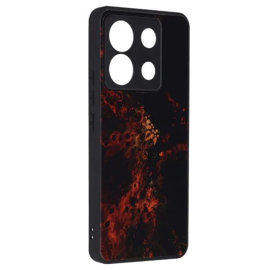Калъф за Xiaomi Redmi Note 13 Pro 5G / Poco X6 - Glaze Series - Red Nebula