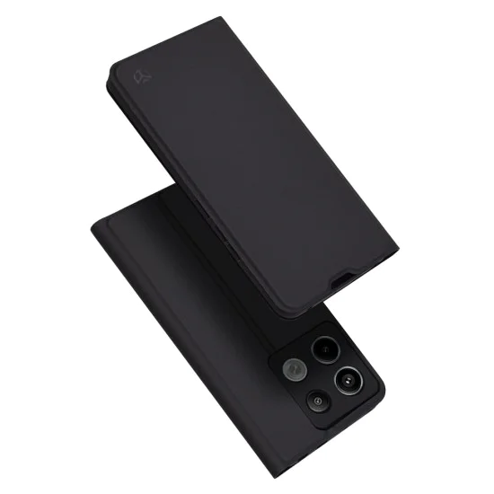 Калъф за Xiaomi Redmi Note 13 Pro 5G / Poco X6 - Magskin Book - Черен