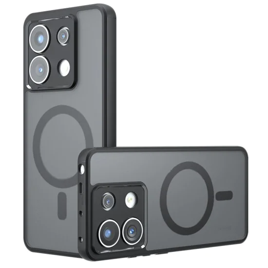Калъф за Xiaomi Redmi Note 13 Pro 5G / Poco X6 - PureFrost MagSafe - Черен