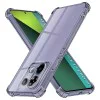 Калъф за Xiaomi Redmi Note 13 Pro 5G / Poco X6 - Techsuit - Удароустойчив Clear Silicone - Опушено Черен