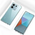 Калъф за Xiaomi Redmi Note 13 Pro 5G / Poco X6 - Удароустойчив Прозрачен Силиконов - Прозрачен
