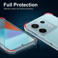 Калъф за Xiaomi Redmi Note 13 Pro 5G / Poco X6 - Удароустойчив Прозрачен Силиконов - Прозрачен