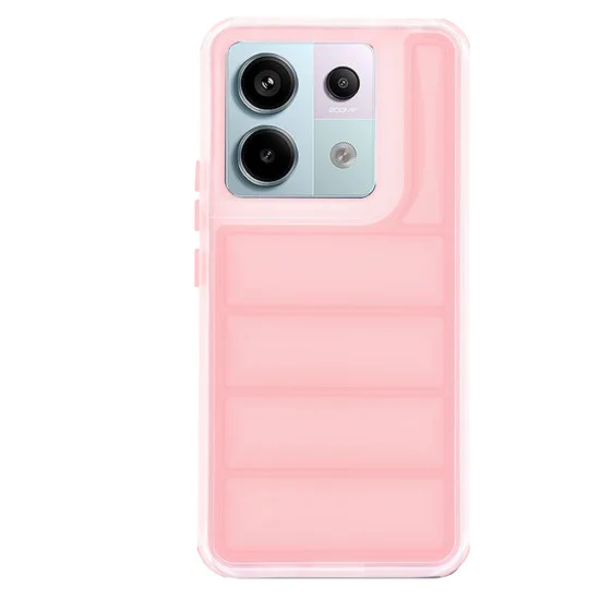 Калъф за Xiaomi Redmi Note 13 Pro 5G / Poco X6 - Wave Shield - Розов