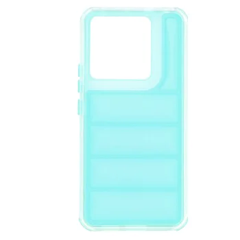 Калъф за Xiaomi Redmi Note 13 Pro 5G / Poco X6 - Wave Shield - Turquoise