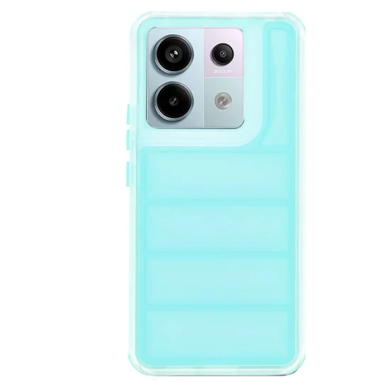 Калъф за Xiaomi Redmi Note 13 Pro 5G / Poco X6 - Wave Shield - Turquoise