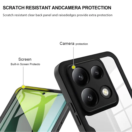 Калъф за Xiaomi Redmi Note 13 Pro 5G / Poco X6 + калъф - Techsuit - ColorVerse 360 ​​Series - Син