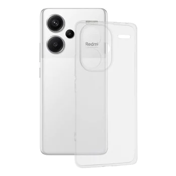 Калъф за Xiaomi Redmi Note 13 Pro+ 5G - Прозрачен силикон - Прозрачен