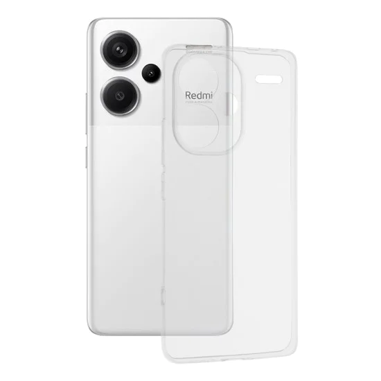 Калъф за Xiaomi Redmi Note 13 Pro+ 5G - Прозрачен силикон - Прозрачен