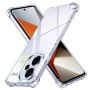 Калъф за Xiaomi Redmi Note 13 Pro+ 5G - Удароустойчив прозрачен силикон - прозрачен