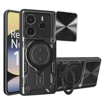 Калъф за Xiaomi Redmi Note 14 4G (164,84 x 78,15 x 8,16mm) - Techsuit - CamGuard Pro - Черен