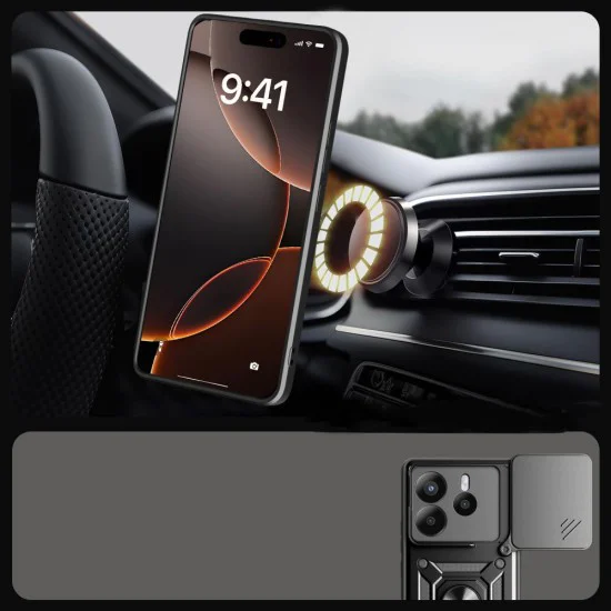 Калъф за Xiaomi Redmi Note 14 4G (164,84 x 78,15 x 8,16mm) - Techsuit - CamShield Series - Син