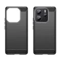 Калъф за Xiaomi Redmi Note 14 4G (164,84 x 78,15 x 8,16mm) - Techsuit - Carbon Silicone - Blue