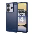 Калъф за Xiaomi Redmi Note 14 4G - Carbon Silicone - Син