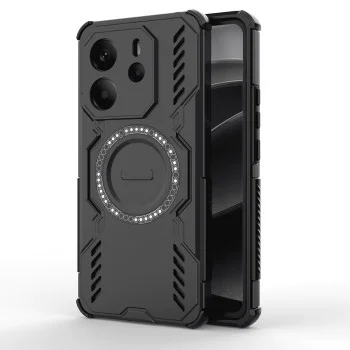 Калъф за Xiaomi Redmi Note 14 4G (Регионален) - ArmorMag Case - Черен