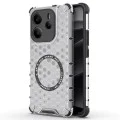 Калъф за Xiaomi Redmi Note 14 4G (регионален) - Techsuit - HoneyComb Shield MagSafe - Бял