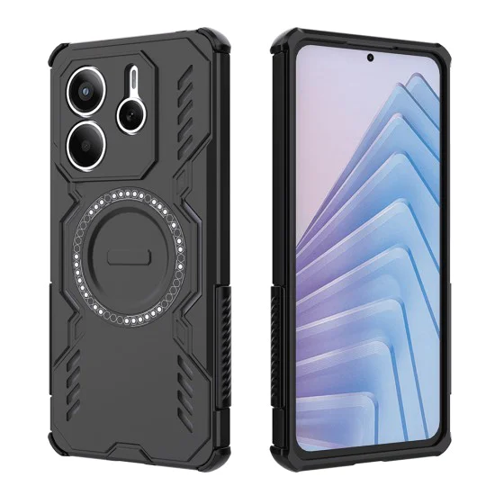 Калъф за Xiaomi Redmi Note 14 5G - ArmorMag Case - Черен