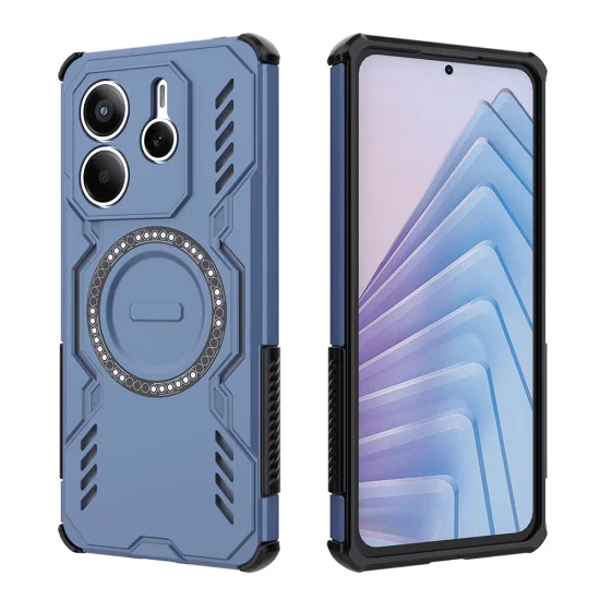 Калъф за Xiaomi Redmi Note 14 5G - ArmorMag Case - Син