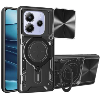 Калъф за Xiaomi Redmi Note 14 5G - CamGuard Pro - Черен
