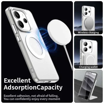 Калъф за Xiaomi Redmi Note 14 5G - CandyCase MagSafe - Бял