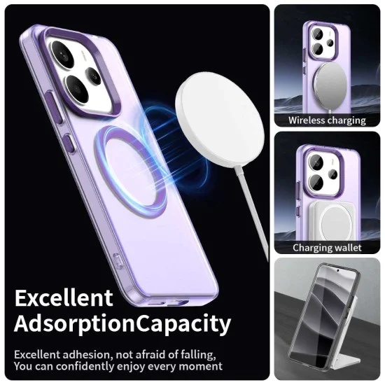 Калъф за Xiaomi Redmi Note 14 5G - CandyCase MagSafe - Лилав