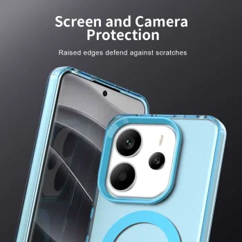 Калъф за Xiaomi Redmi Note 14 5G - CandyCase MagSafe - син