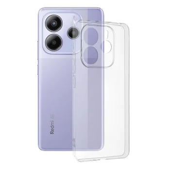 Калъф за Xiaomi Redmi Note 14 5G - Прозрачен силикон - Прозрачен
