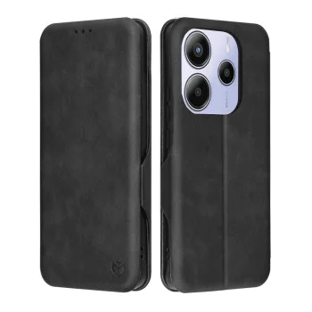 Калъф за Xiaomi Redmi Note 14 5G - Safe Wallet Plus - Черен