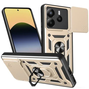Калъф за Xiaomi Redmi Note 14 5G - Techsuit - CamShield Series - Златист