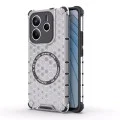 Калъф за Xiaomi Redmi Note 14 5G - Techsuit - Honeycomb Shield MagSafe - Бял