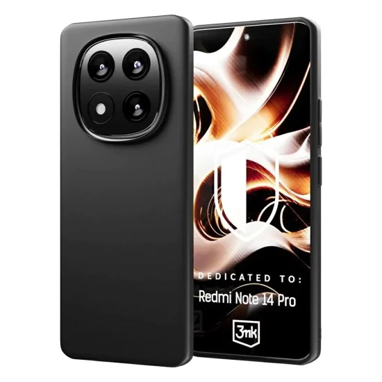 Калъф за Xiaomi Redmi Note 14 Pro 4G - 3mk - Matt Case - Черен