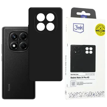 Калъф за Xiaomi Redmi Note 14 Pro 4G - 3mk - Matt Case - Черен