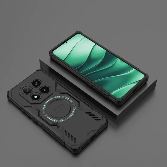 Калъф за Xiaomi Redmi Note 14 Pro 4G - ArmorMag Case - Черен