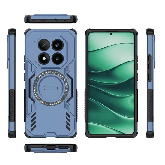 Калъф за Xiaomi Redmi Note 14 Pro 4G - ArmorMag Case - Син
