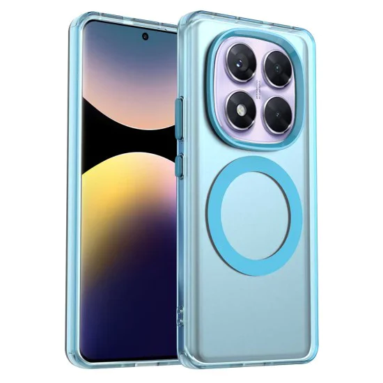 Калъф за Xiaomi Redmi Note 14 Pro 4G - CandyCase MagSafe - син