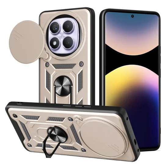Калъф за Xiaomi Redmi Note 14 Pro 4G - Techsuit - CamShield Series - Златист