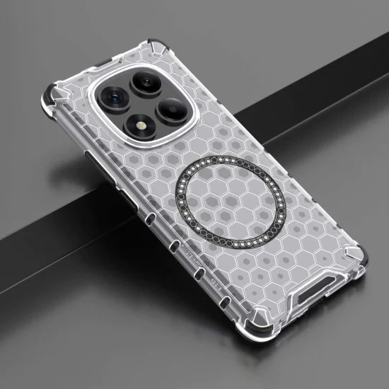 Калъф за Xiaomi Redmi Note 14 Pro 4G - Techsuit - HoneyComb Shield MagSafe - Бял