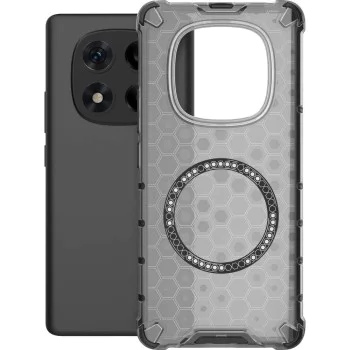 Калъф за Xiaomi Redmi Note 14 Pro 4G - Techsuit - HoneyComb Shield MagSafe - Черен