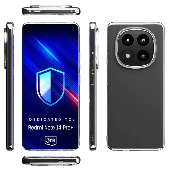 Калъф за Xiaomi Redmi Note 14 Pro+ 5G - 3mk - Прозрачен Case - Прозрачен